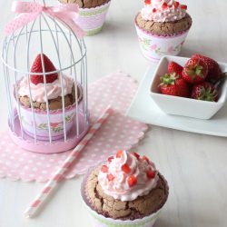 Chocolate and Strawberry Cupcakes