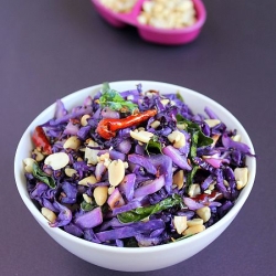 Purple Cabbage Stir Fry