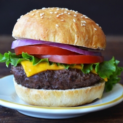 Easy Homemade Parmesan Burger Buns