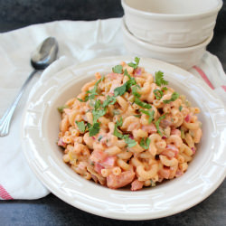 Spicy Buffalo Macaroni Salad