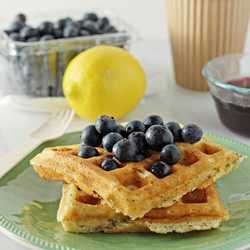 Lemon Poppy Seed Waffles