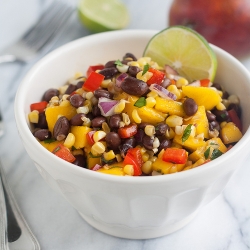 Roasted Corn and Mango Salad