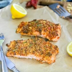 Sun-Dried Tomato Crusted Salmon