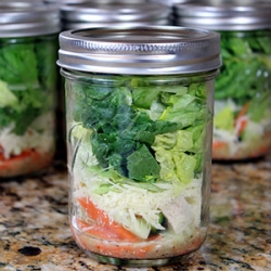 Caesar Salad in a Jar