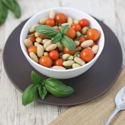 Tomato Basil White Bean Salad