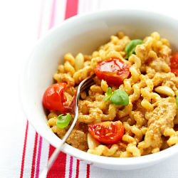 Pasta with Tomato Pesto