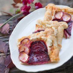 Roasted Beet and Turnip Galette