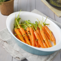 Orange Thyme Glazed Carrots