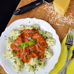 Chive and Ricotta Gnocchi