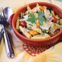 Pasta with Herbs and Tomatoes