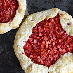 Strawberry Rhubarb Galette