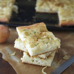 Whole Wheat Focaccia with Onions