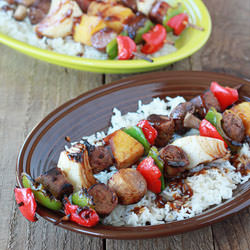 Hawaiian Teriyaki Shish Kabobs