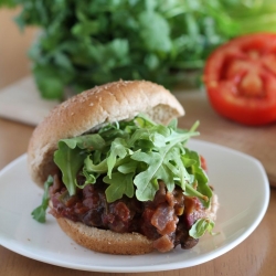 Vegan Tex-Mex Sloppy Joes