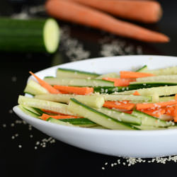 Cucumber Carrot Salad