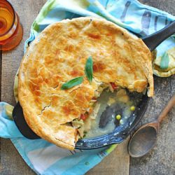 Cast-Iron Skillet Chicken Pot Pie