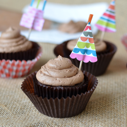 Chocolate Chocolate Chip Cupcakes