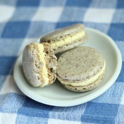 Earl Grey + Honey Macarons