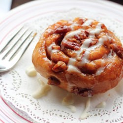 Sticky Toffee Cinnamon Rolls