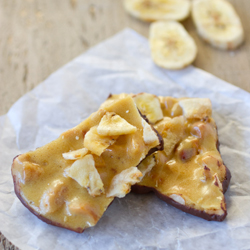 Chocolate-Dipped Banana Nut Brittle