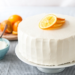 Triple Lemon Chiffon Cake