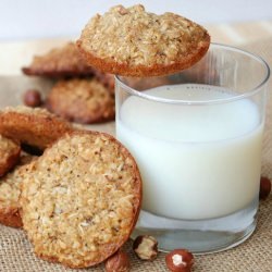 Honey Hazelnut Oatmeal Cookies