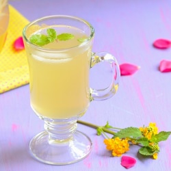 Homemade Pineapple-Mint Iced Tea