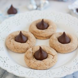 Almond Butter Kiss Cookies