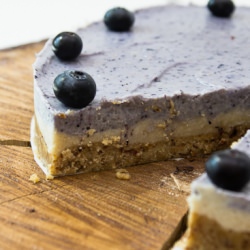 Vegan Coconut Blueberry Pie