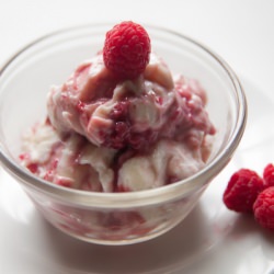 White Chocolate Raspberry FroYo