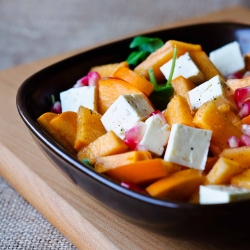 Persimmon & Pomegranate Salad