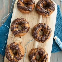 Baked Banana Bread Donuts