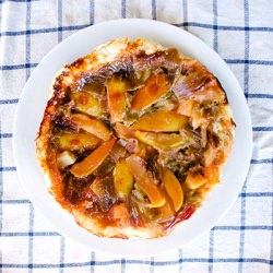 Rhubarb Apple Tarte Tatin