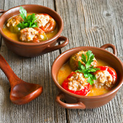 Stuffed Peppers with Feta