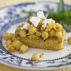 Curry Chickpeas & Polenta