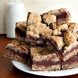 Oatmeal Fudge Bars