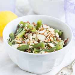 Green Bean & Almond Quinoa Salad