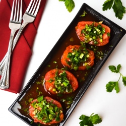 Marinated Tomatoes in Ketchup