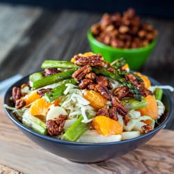 Heart of Palm Salad w/ Spicy Pecans