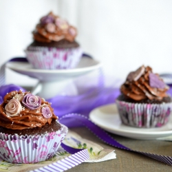 Chocolate Malt Beer Cupcakes