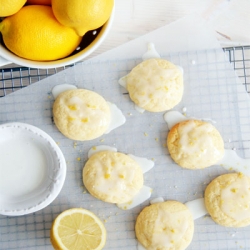 Glazed Lemondrop Cookies