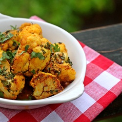 Ginger and Fenugreek Cauliflower