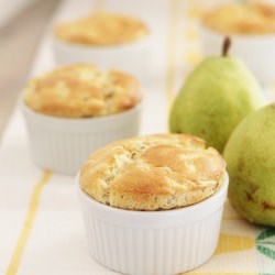 Vanilla Pear Souffles