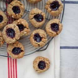 Healthy Thumbprint Cookies