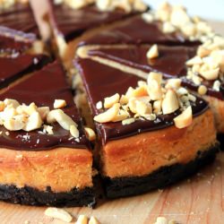 Chocolate Peanut Butter Cheesecake