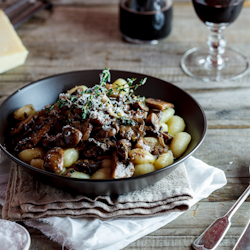 Truffled Gnocchi with Mushrooms