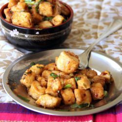 Hot and Sweet Lime Tofu