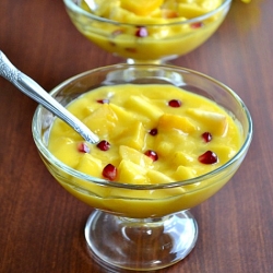 Mixed Fruit Custard