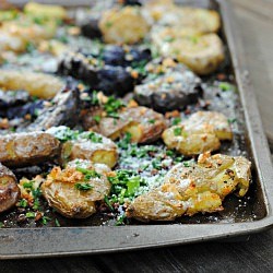 Gremolata Smashed Potatoes