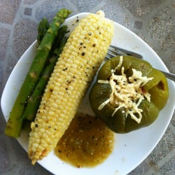 Walnut Meat Stuffed Peppers